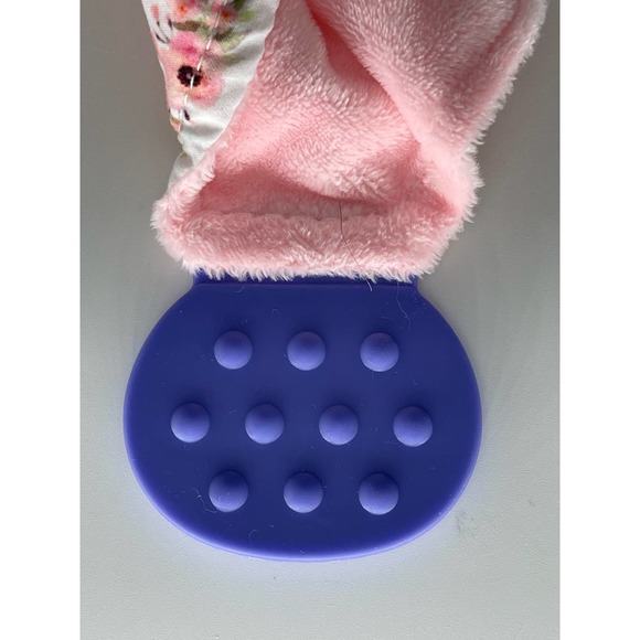 New Baby Snuggle Pink Blankie lovey Gray Elephant With Rattle sound* - Picture 11 of 12